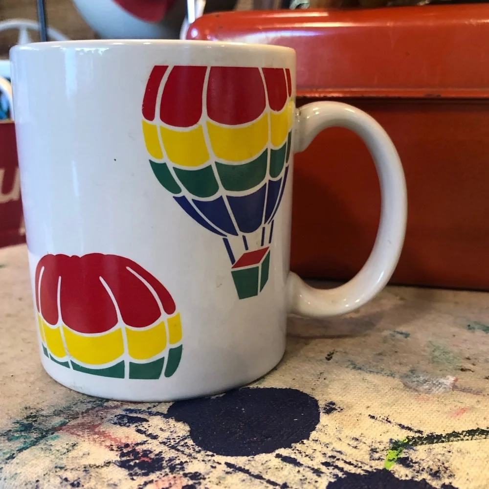 💛FTD rainbow hot air balloon mug 🌈
