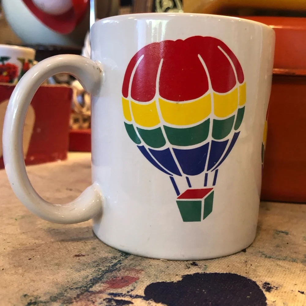 Vintage rainbow perfect mornings