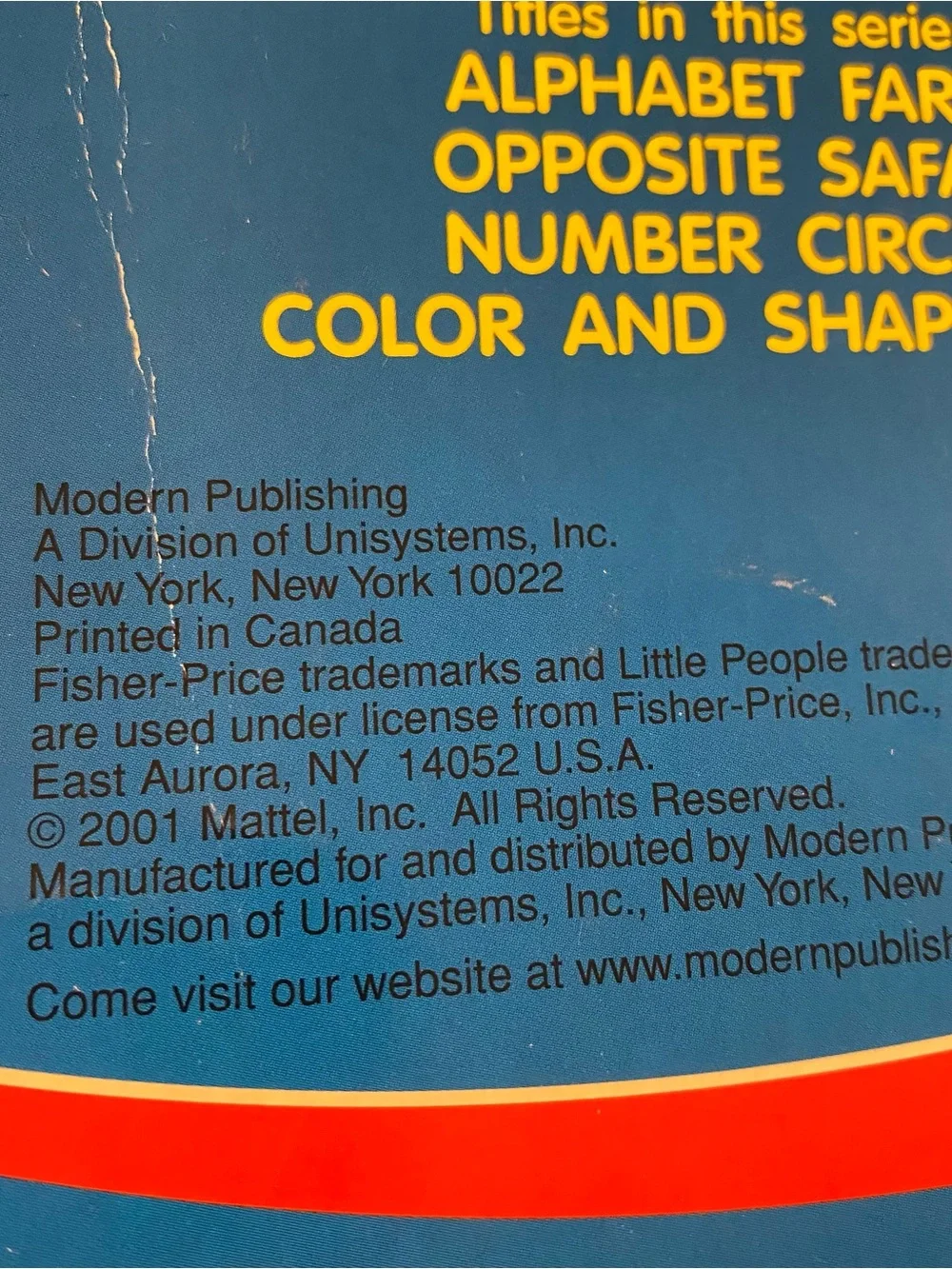 Fisher-Price cover observation kid