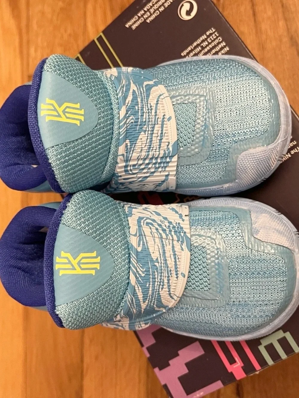 Nike Kyrie 6 Pool (TDV) Blue Pink Infant Toddler Size 5C DA5170 409