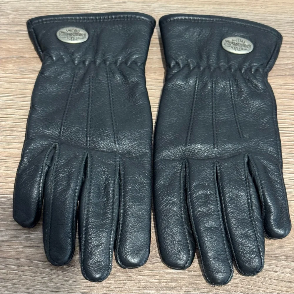 Ladies Harley-Davidson Leather Gloves black XS‎