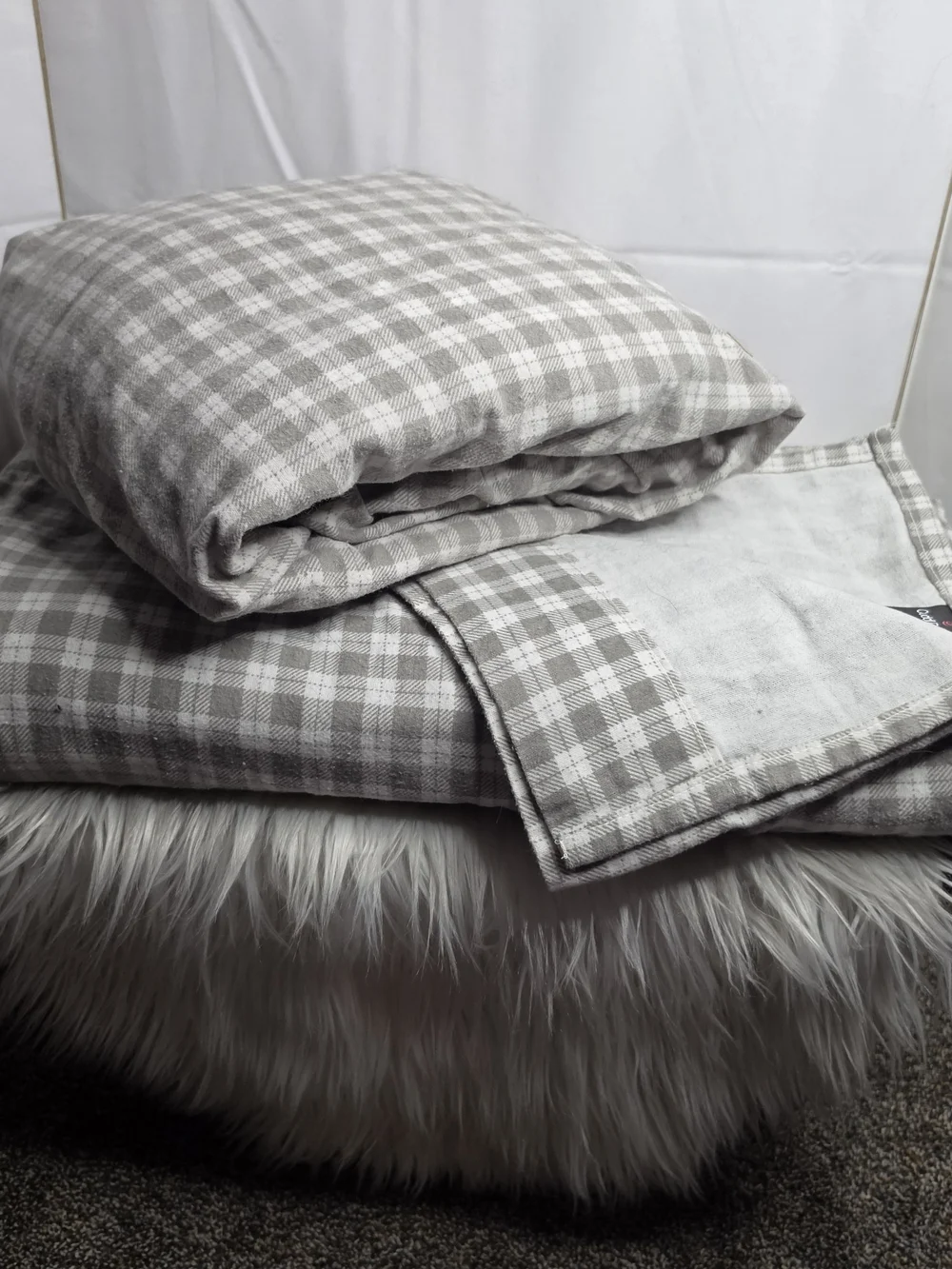 Cuddl Duds Full Sheet - Light Gray