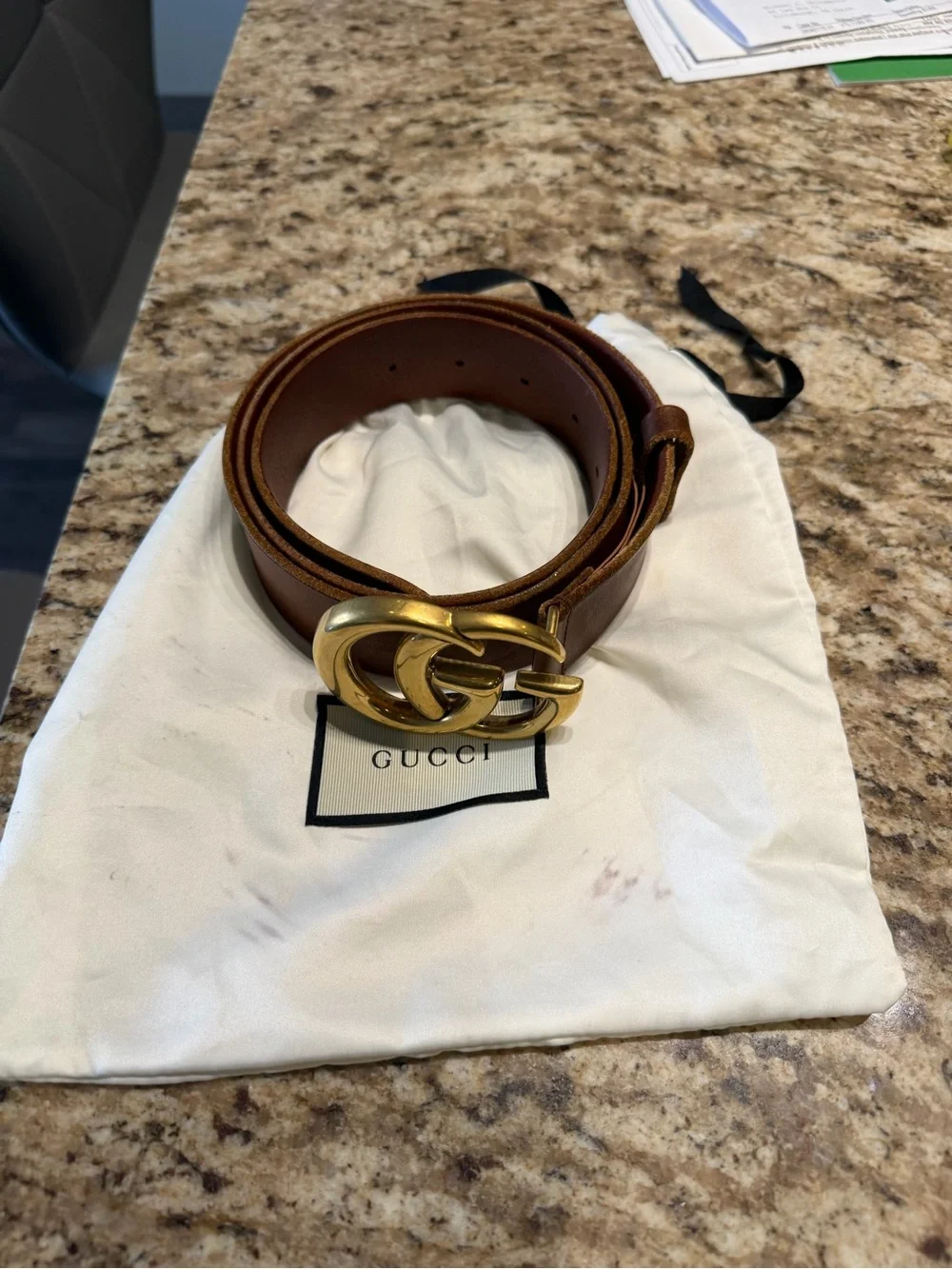 Gucci signed belt