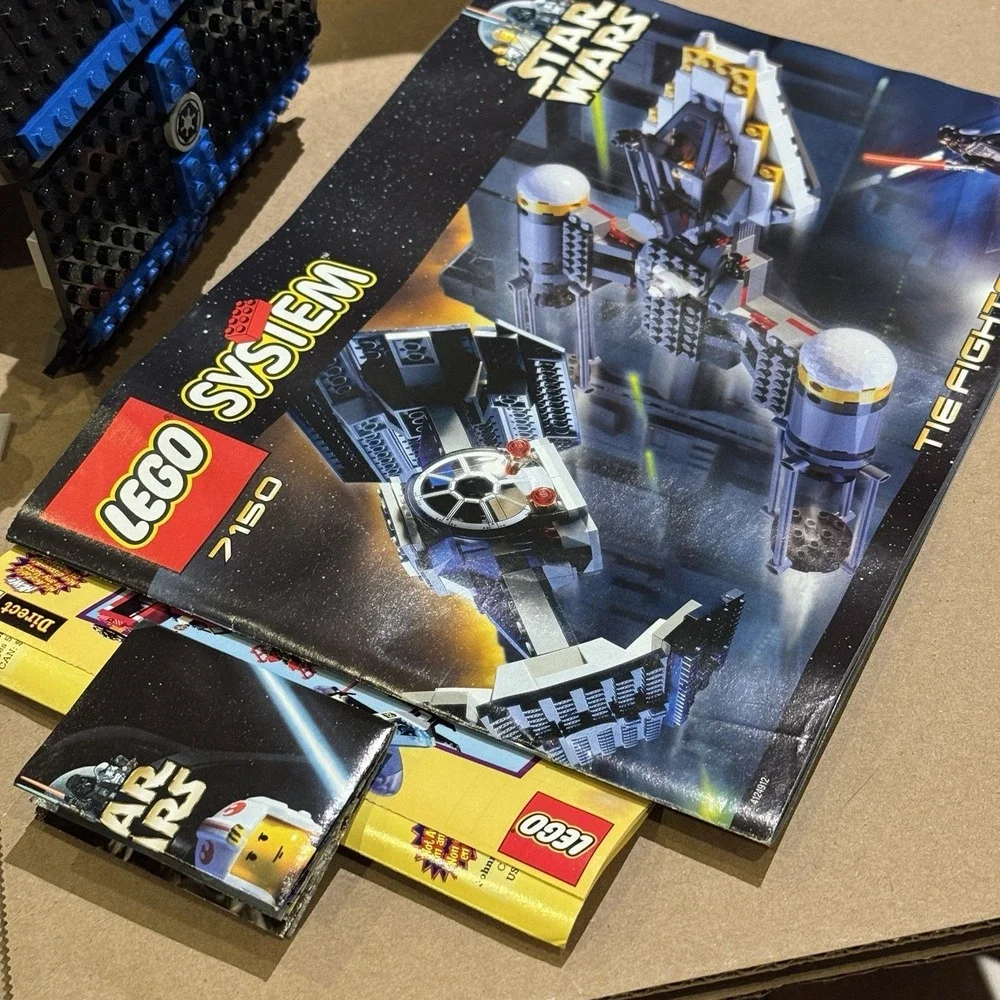 LEGO Star Wars 7150 TIE Fighter & Y-Wing – Complete w/ Box & Instructions