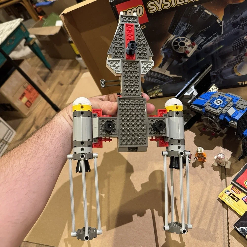LEGO Star Wars 7150 TIE Fighter & Y-Wing – Complete w/ Box & Instructions