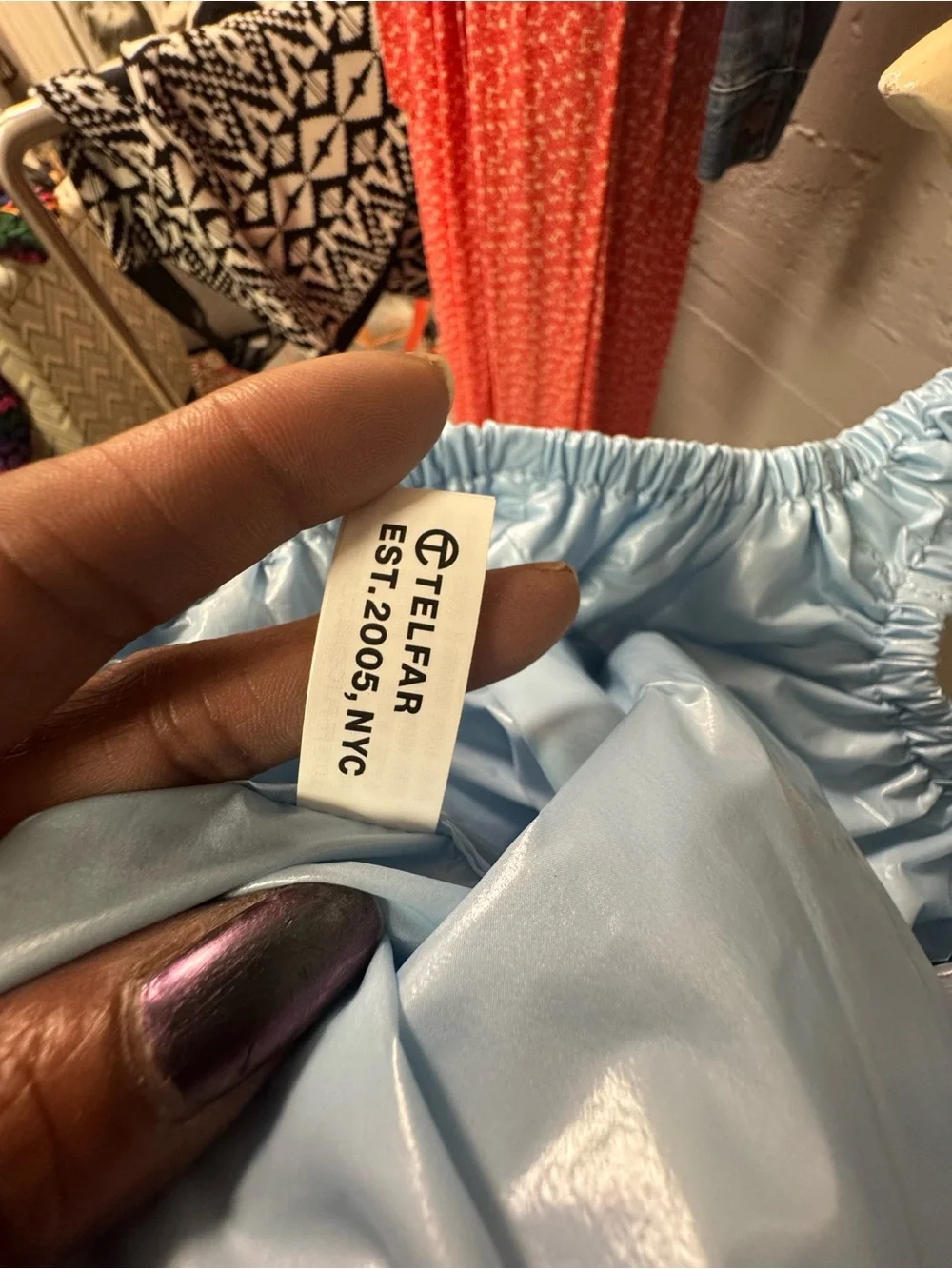 Telfar light blue