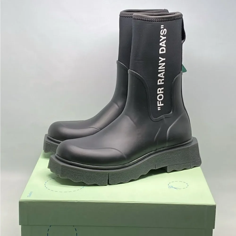 Off-White Sponge Rubber Rain Boots size 41