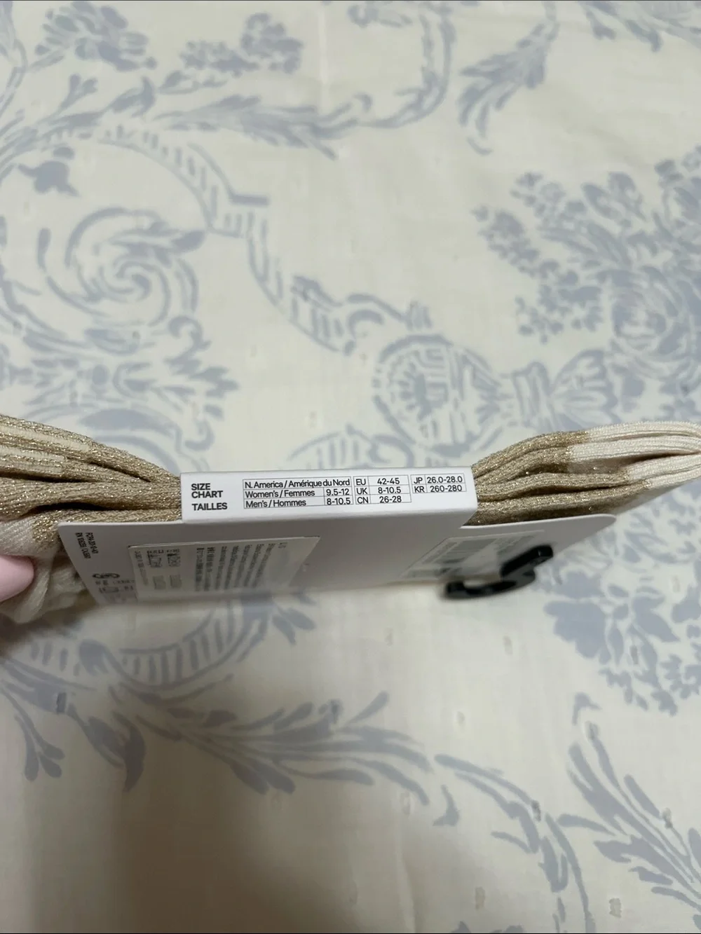 New lululemon athletica Glitter Quarter-Length Socks in Gold
