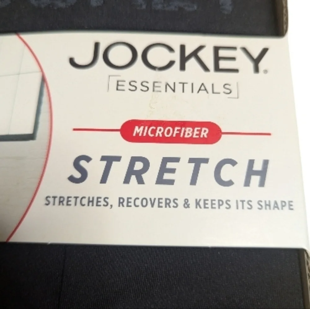 Jockey Boxer Briefs Set Of 3 sz XXL Black Microfiber Stretch
