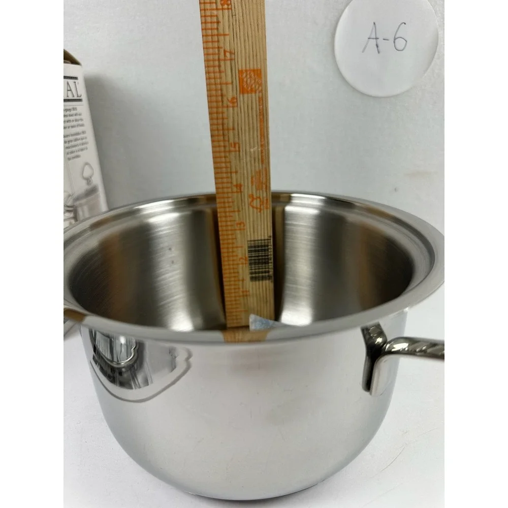 Chantal 2 Qt Stainless Steel Soup Pot SL32-160 w/ Glass Lid - New Other