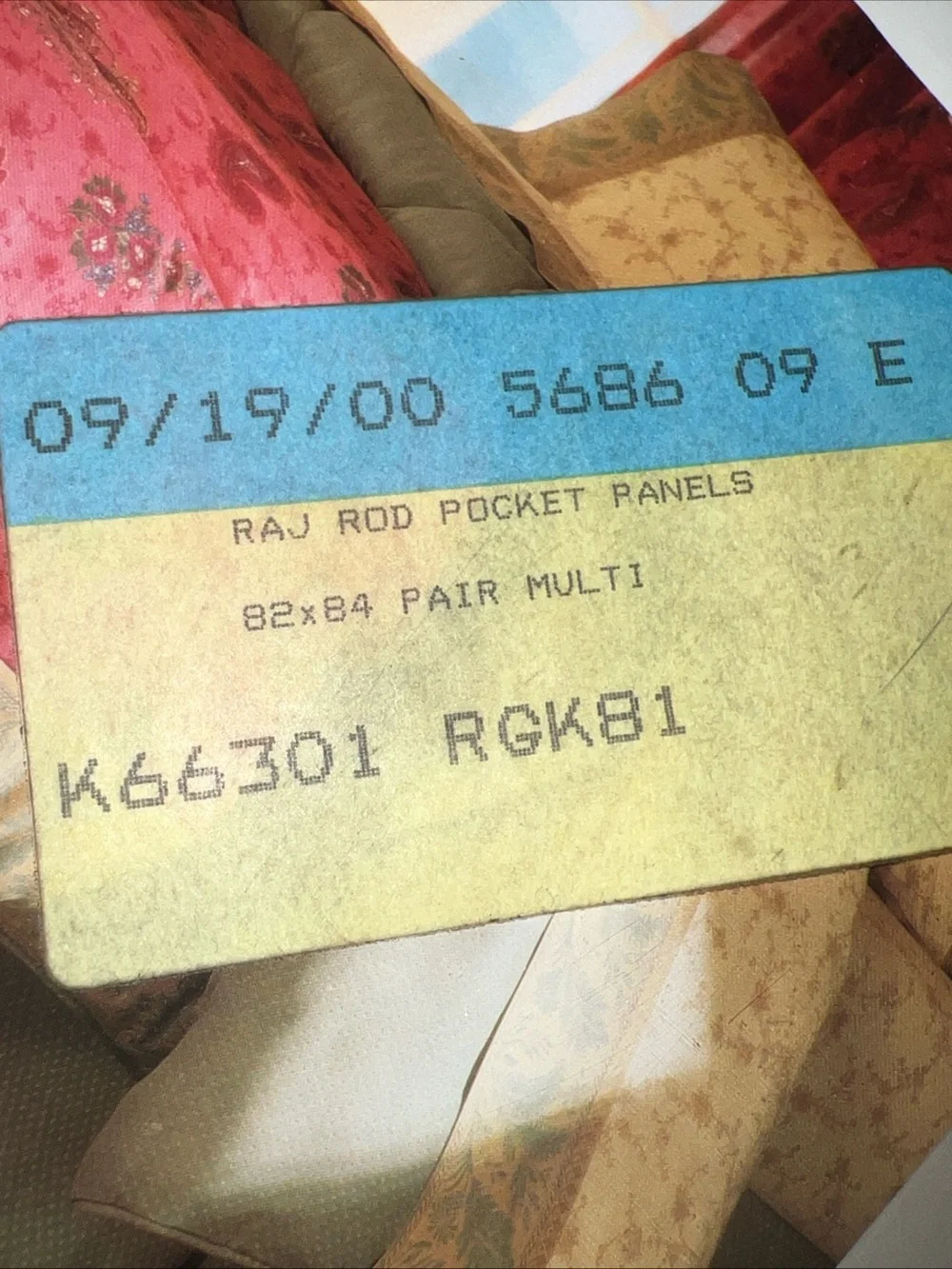 Echo rod pocket