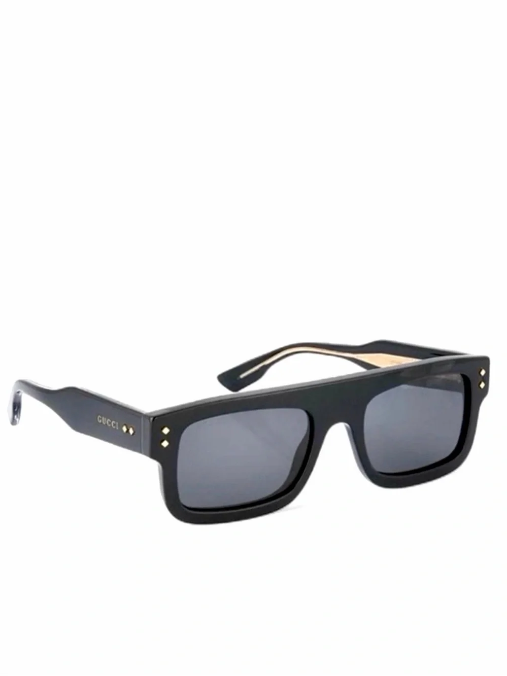 Gucci Rectangle Acetate Frame Unisex Sunglasses (53-21-145 mm)