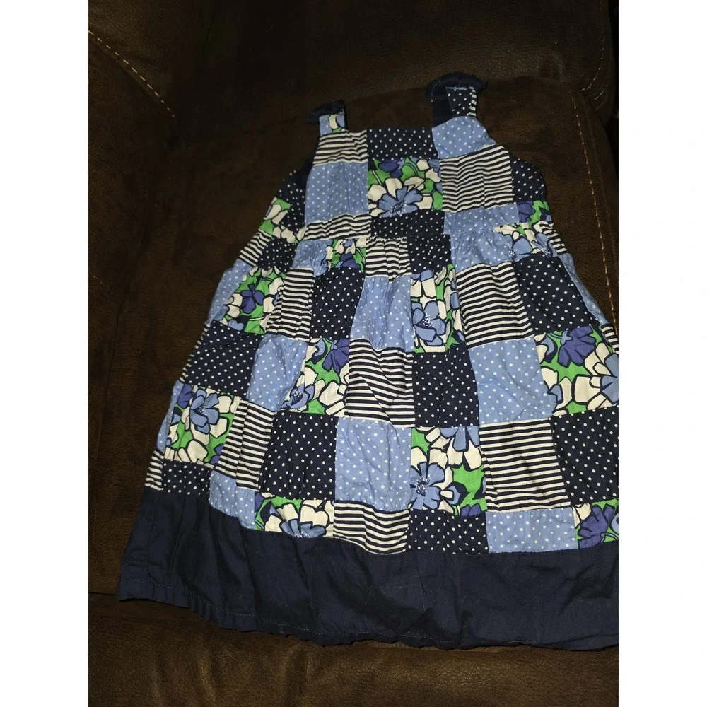 Gymboree spring prep patchwork dress size 3t‎