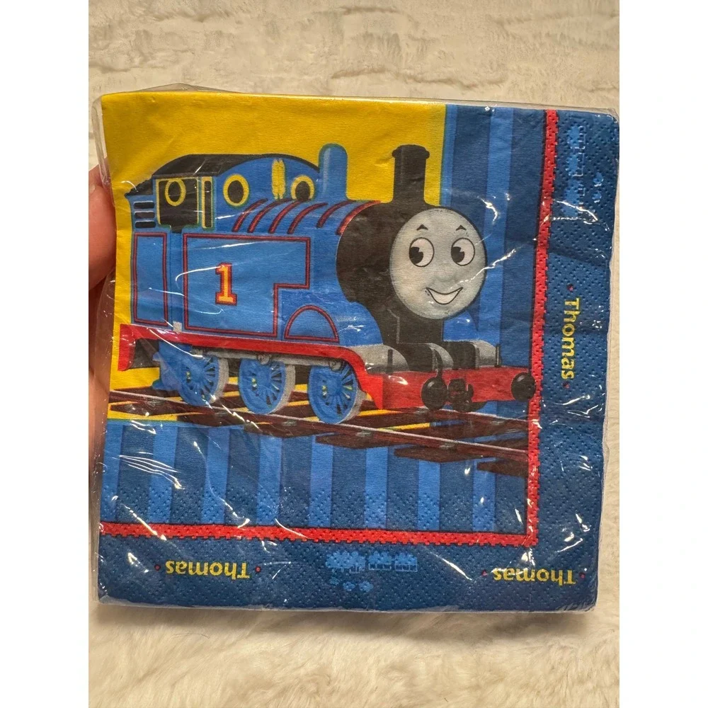 Thomas & Friends Hallmark Party Express Napkins 16ct Vintage 2004 Sealed Blue