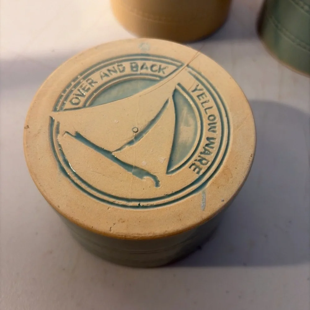 over and back vintage yellow
