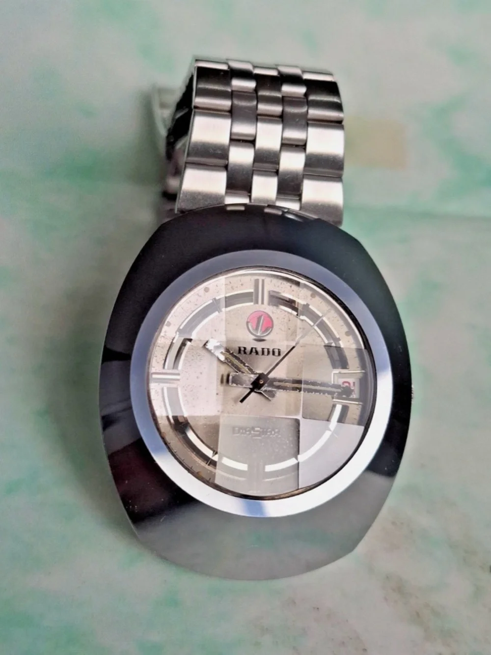 Rado polished wristwatch