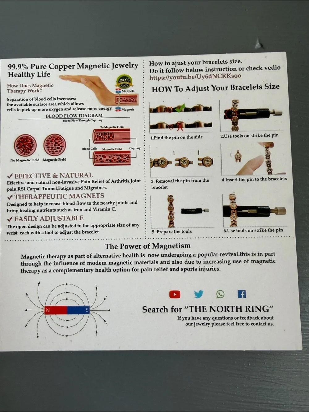 The north ring copper link
