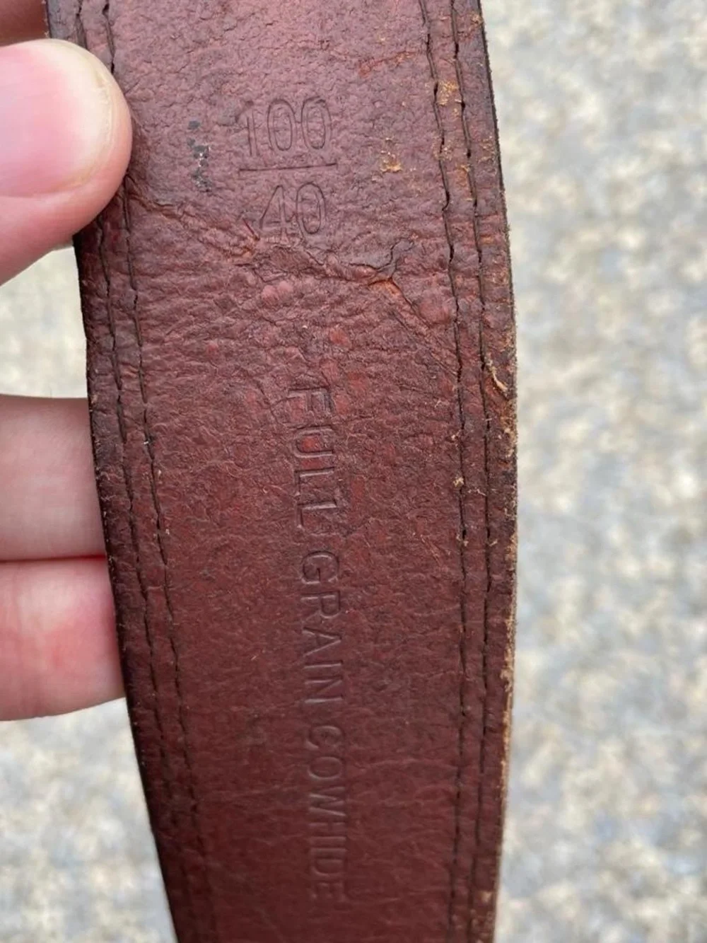 Relic brown leather