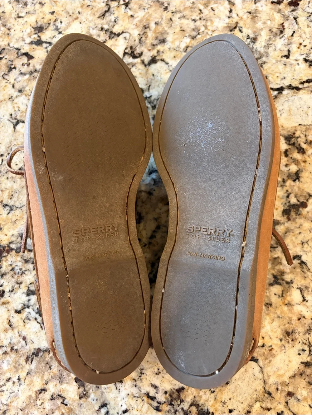 Sperry wet gentle stitching