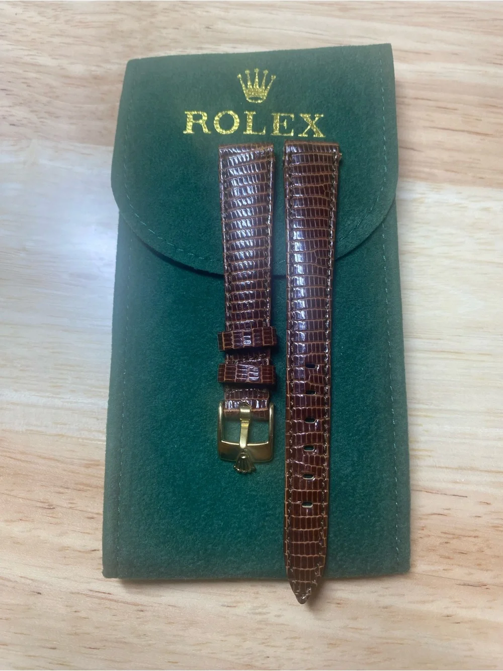Rolex authentic leather
