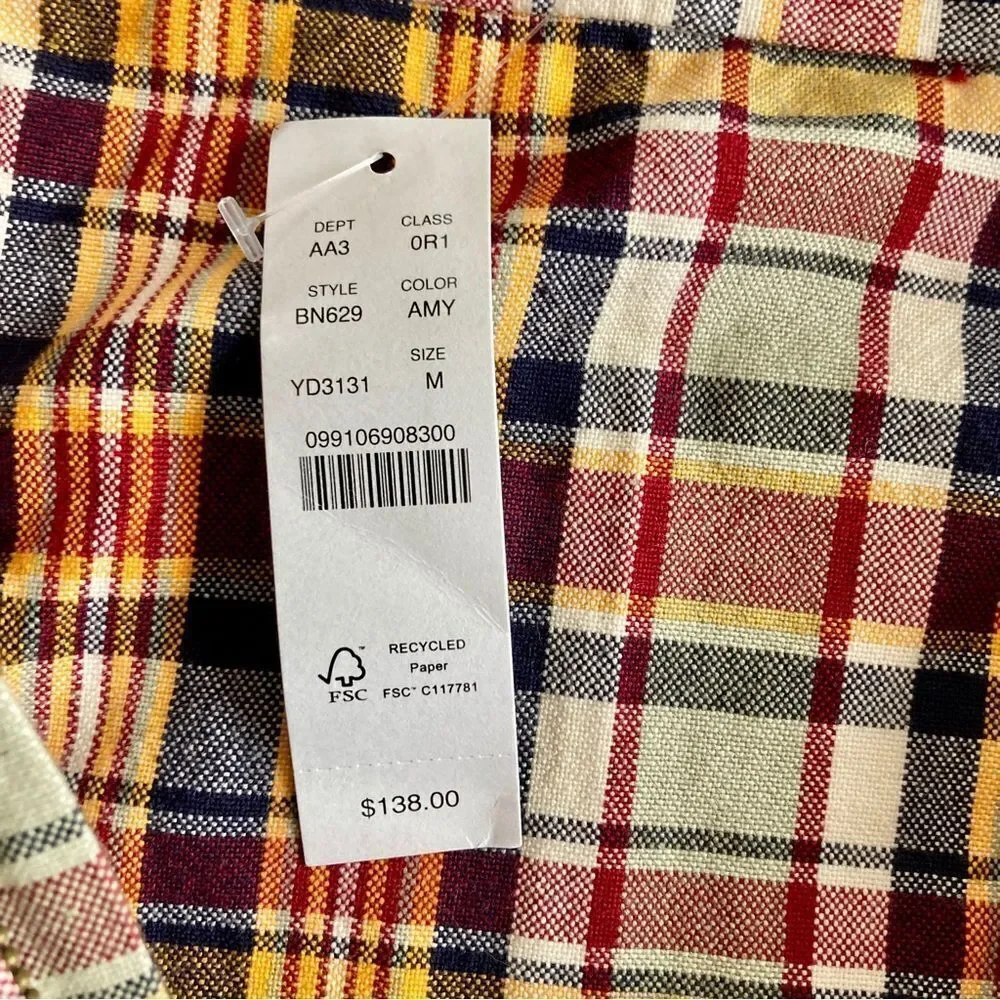 J. Crew crew plaid