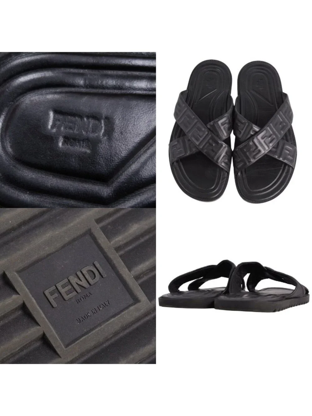 Fendi sandals ff