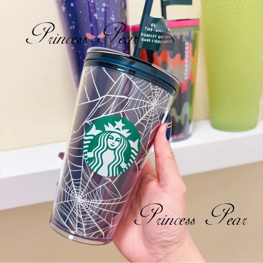 5x Starbucks halloween Glow in the dark Studded