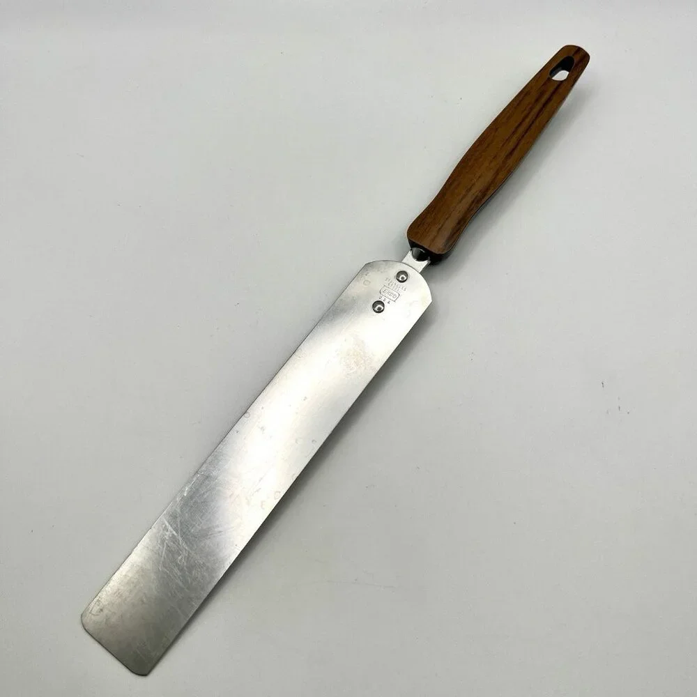 Vintage EKCO Cake Icing Spatula Stainless Steel Plastic Handle USA Mid Century