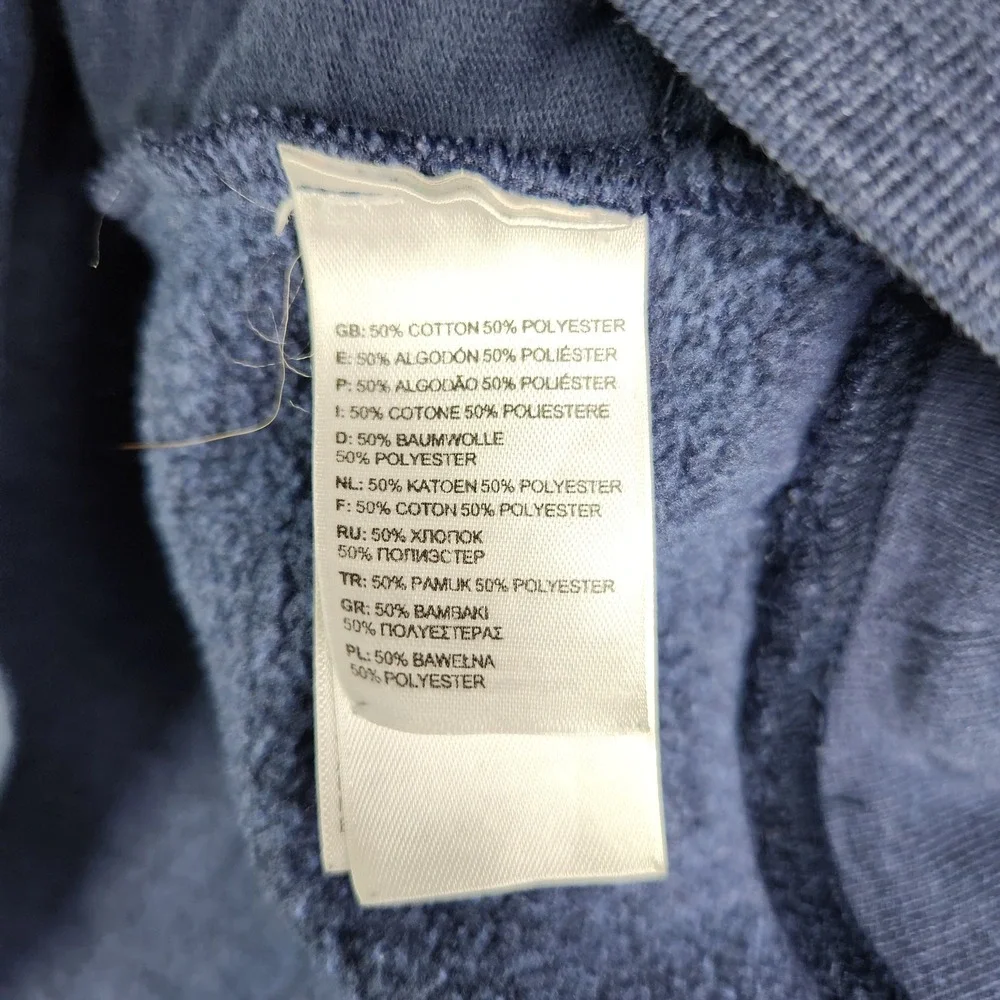 The North Face Hoodie Mens XL Navy Blue Fleece Lined Tested & Proven‎ Graphic