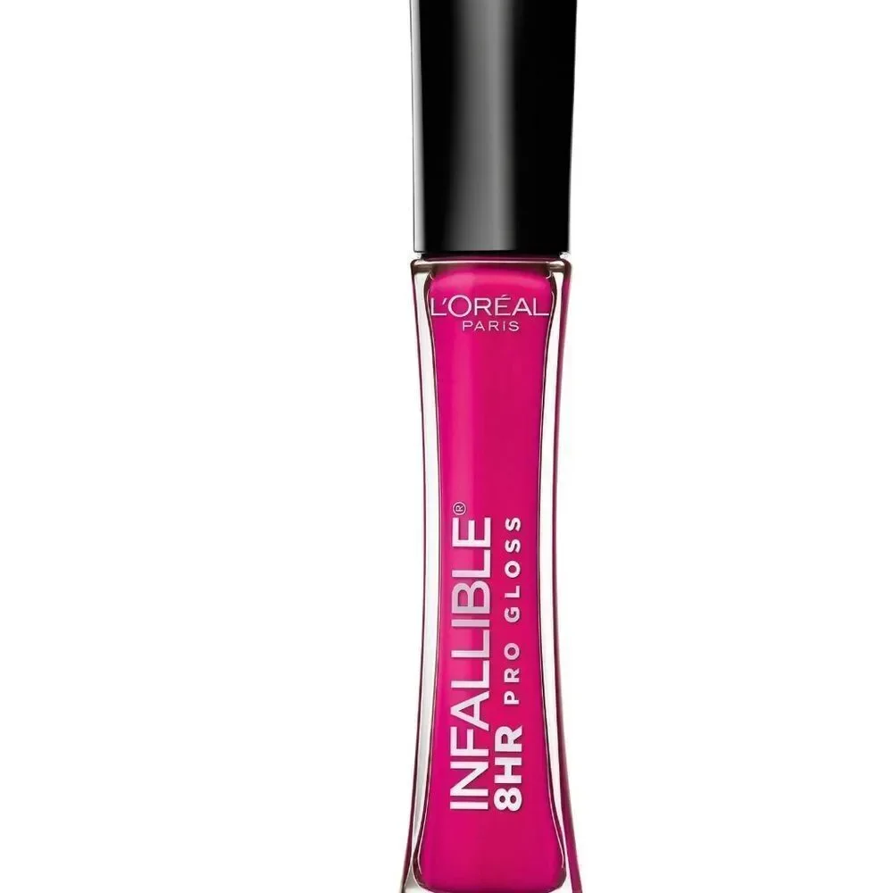 L'Oreal Paris infallible lip gloss pink topaz