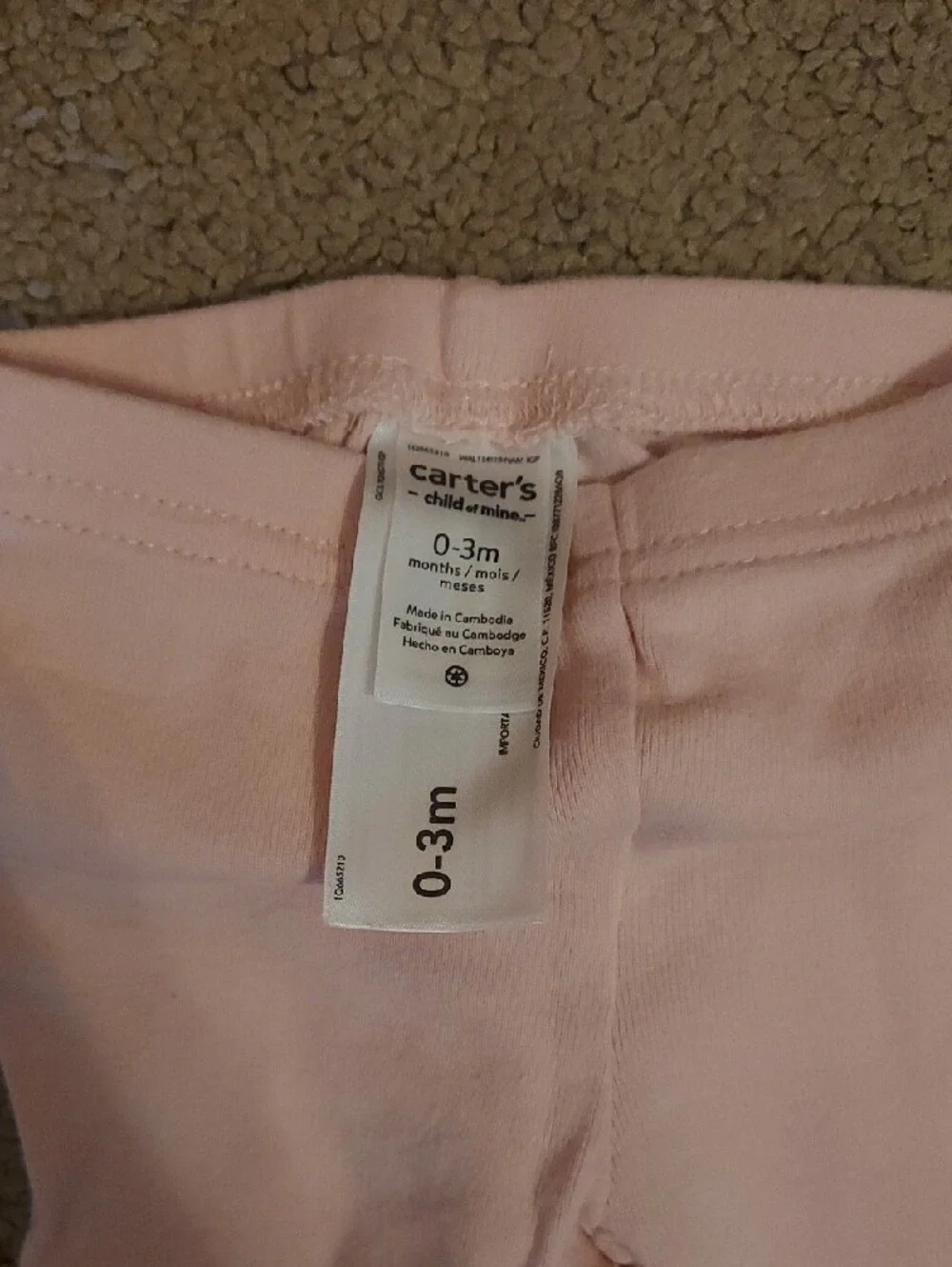 Lot Of 0-3M Girls Pants