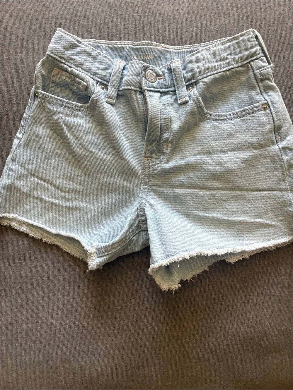 Old Navy Light Wash Denim girls Cutoff Shorts
