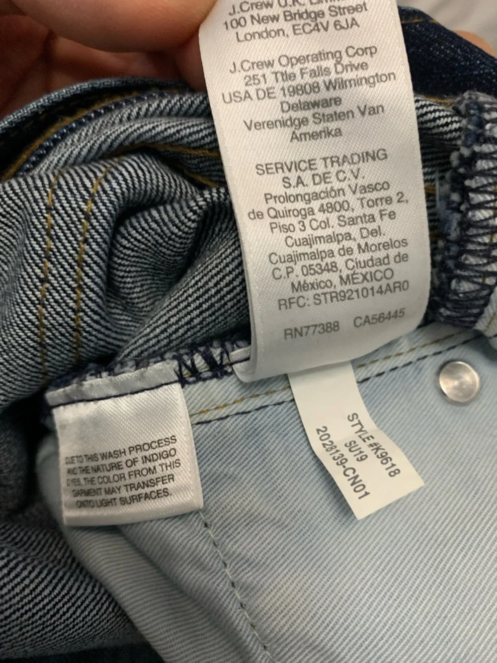 J. Crew slim straight