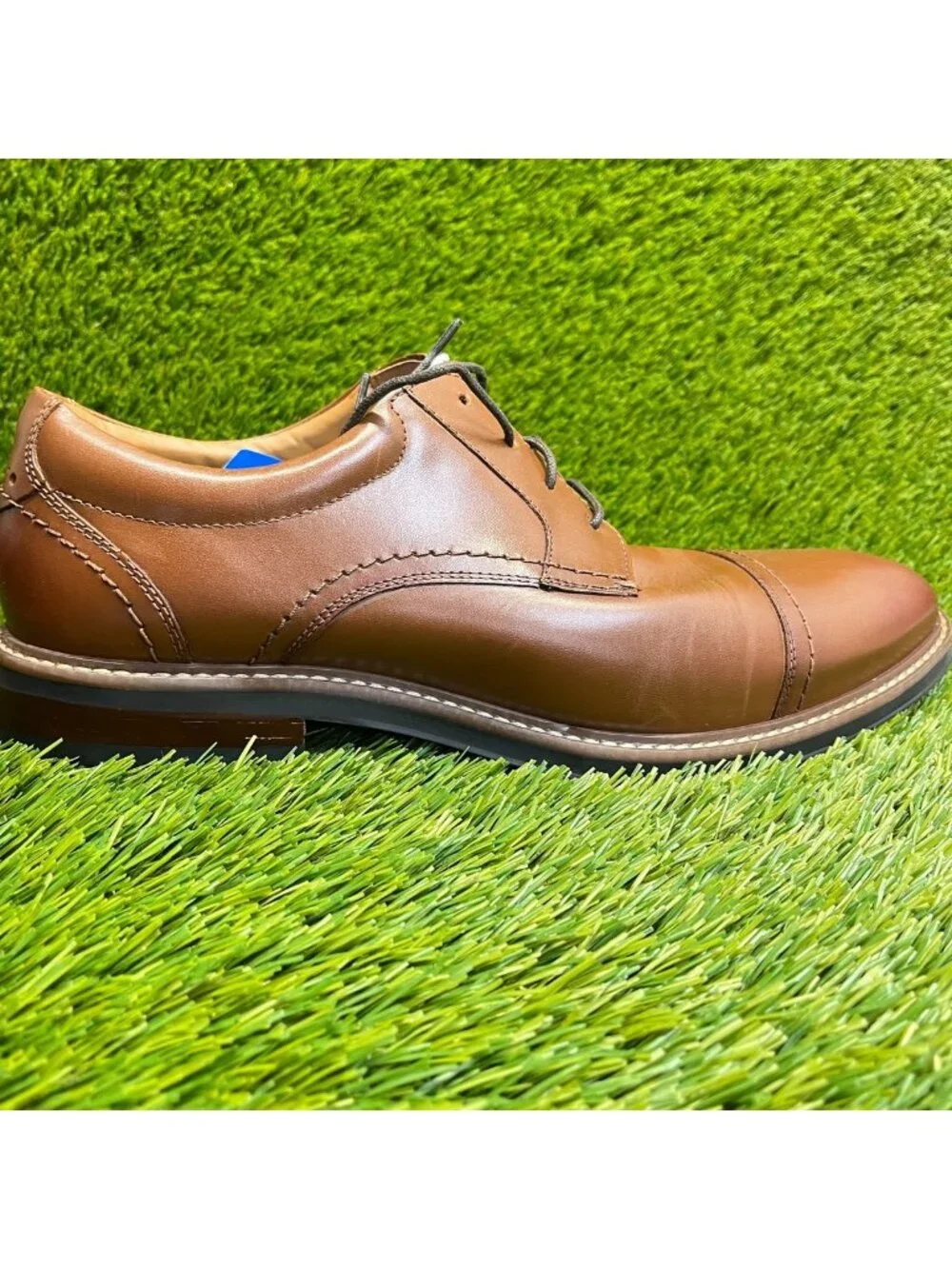 Nunn Bush Westfield Mens Size 10.5 Brown Classic Cap Toe Oxford Dress Shoes