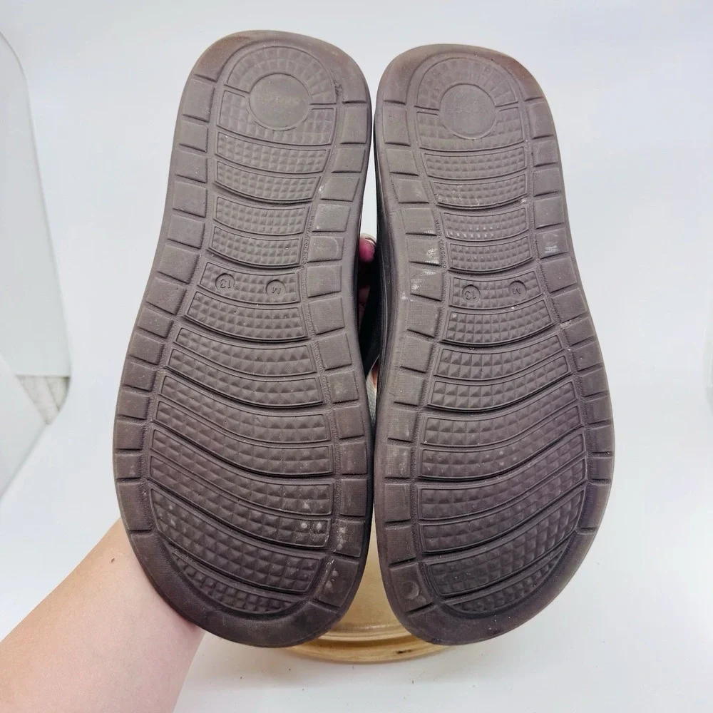 Crocs Modi Sport Flip Flops Mens 13 Brown Lightweight Comfort Sandals Beach