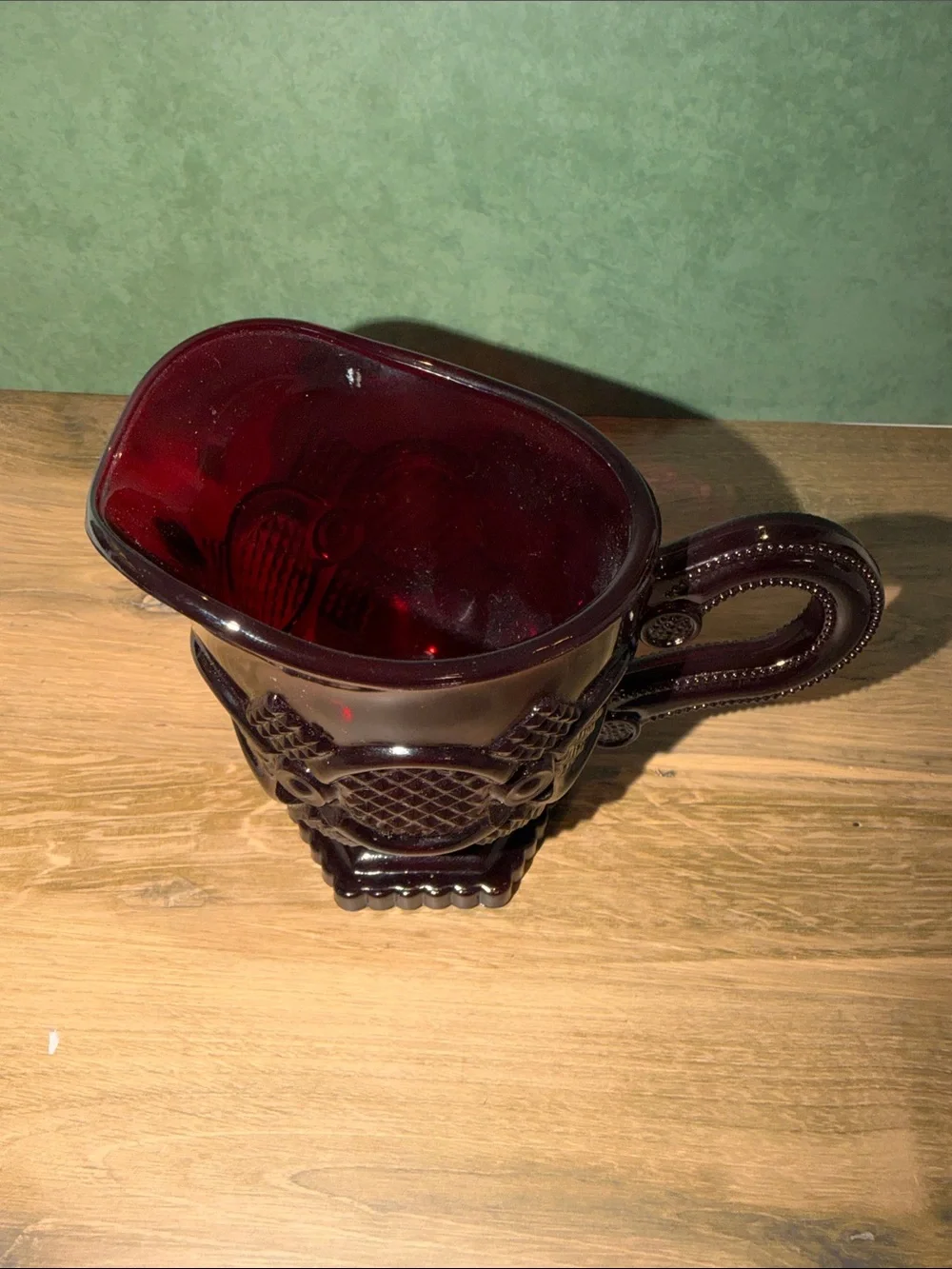 Avon pressed glass
