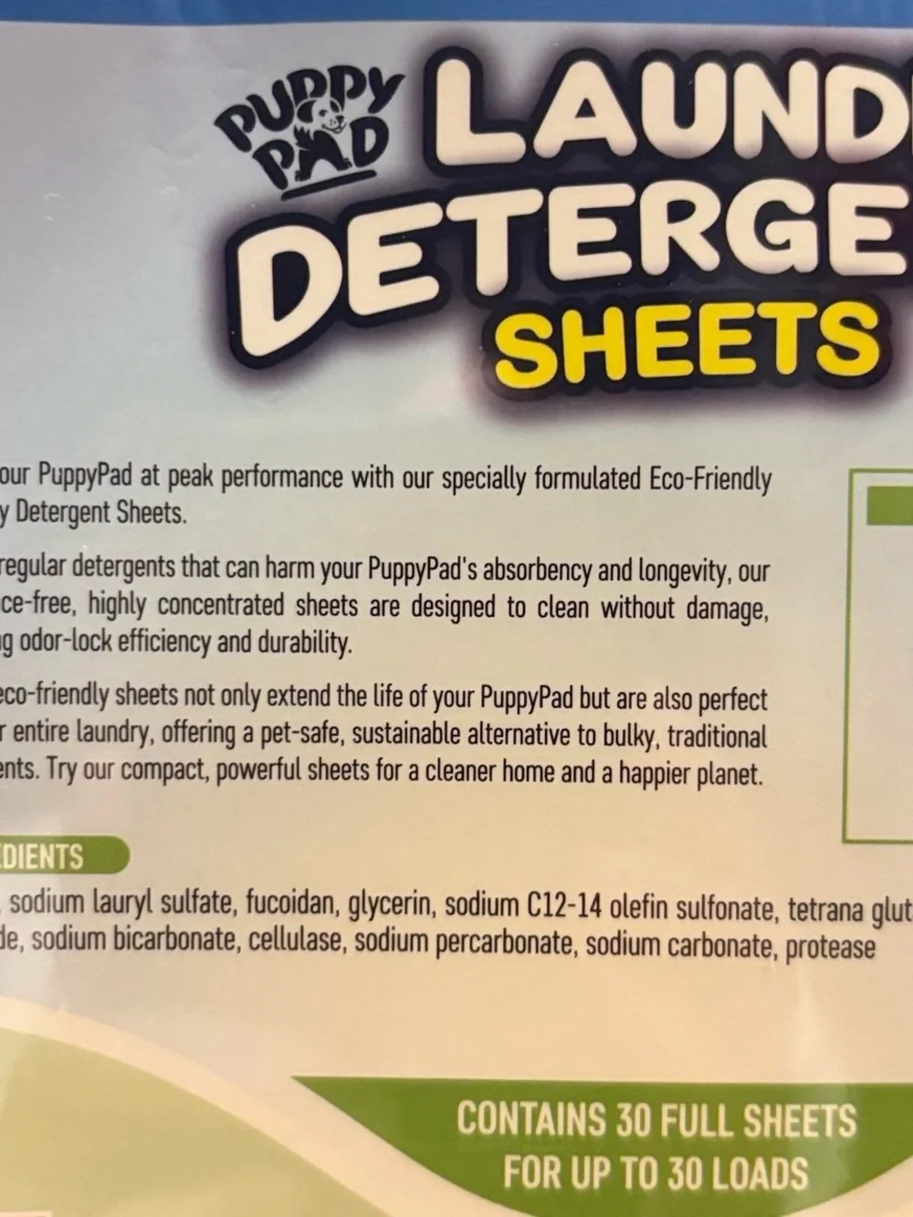 N/A laundry detergent