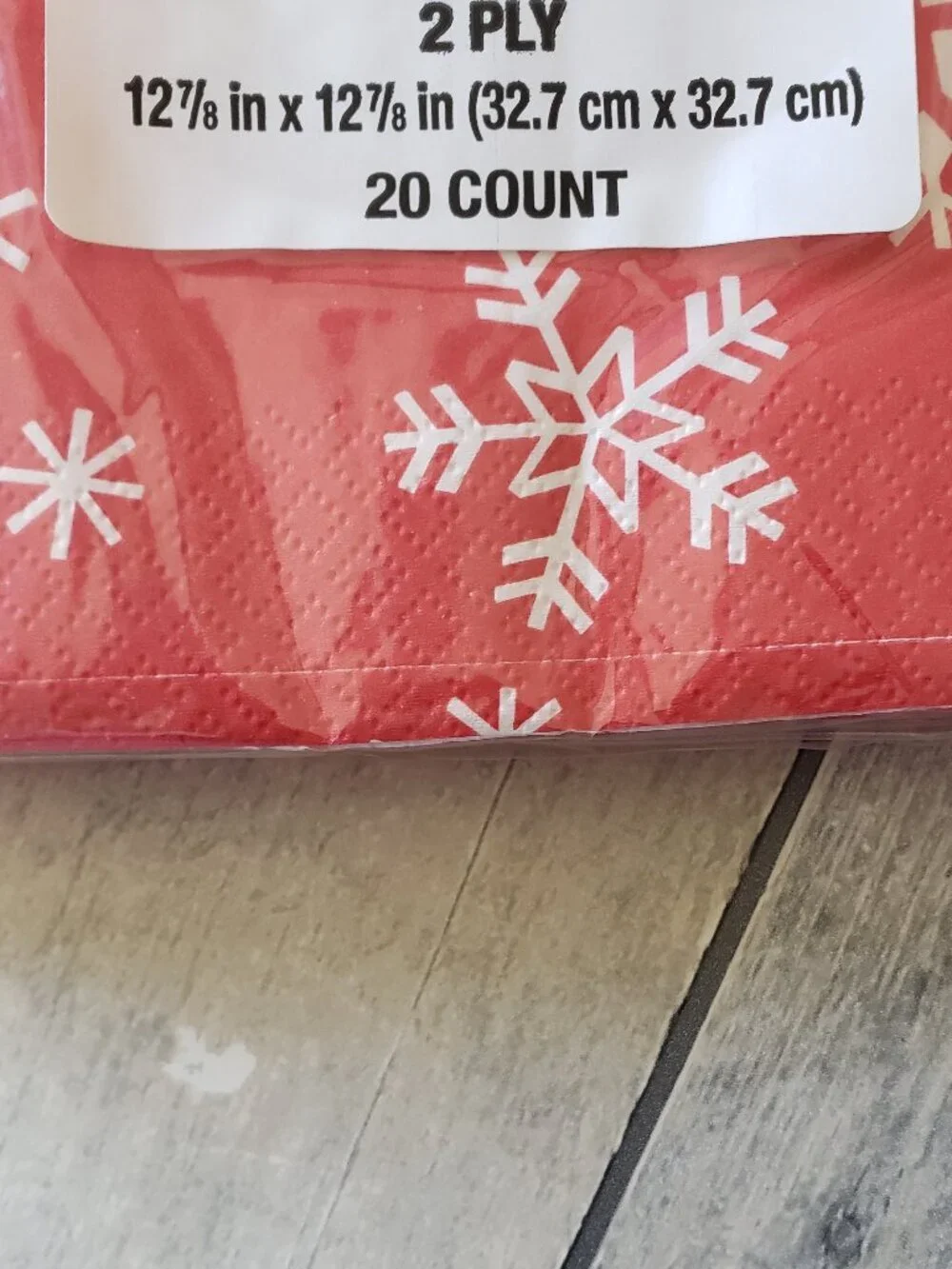 N/A napkins ea snowflake