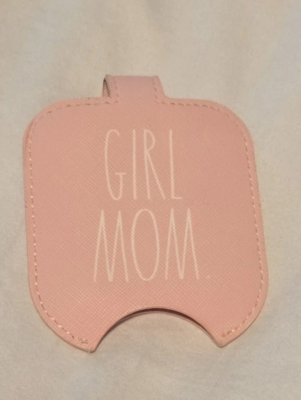 Rae Dunn Pink Girl Mom Hand Sanitzer Holder
