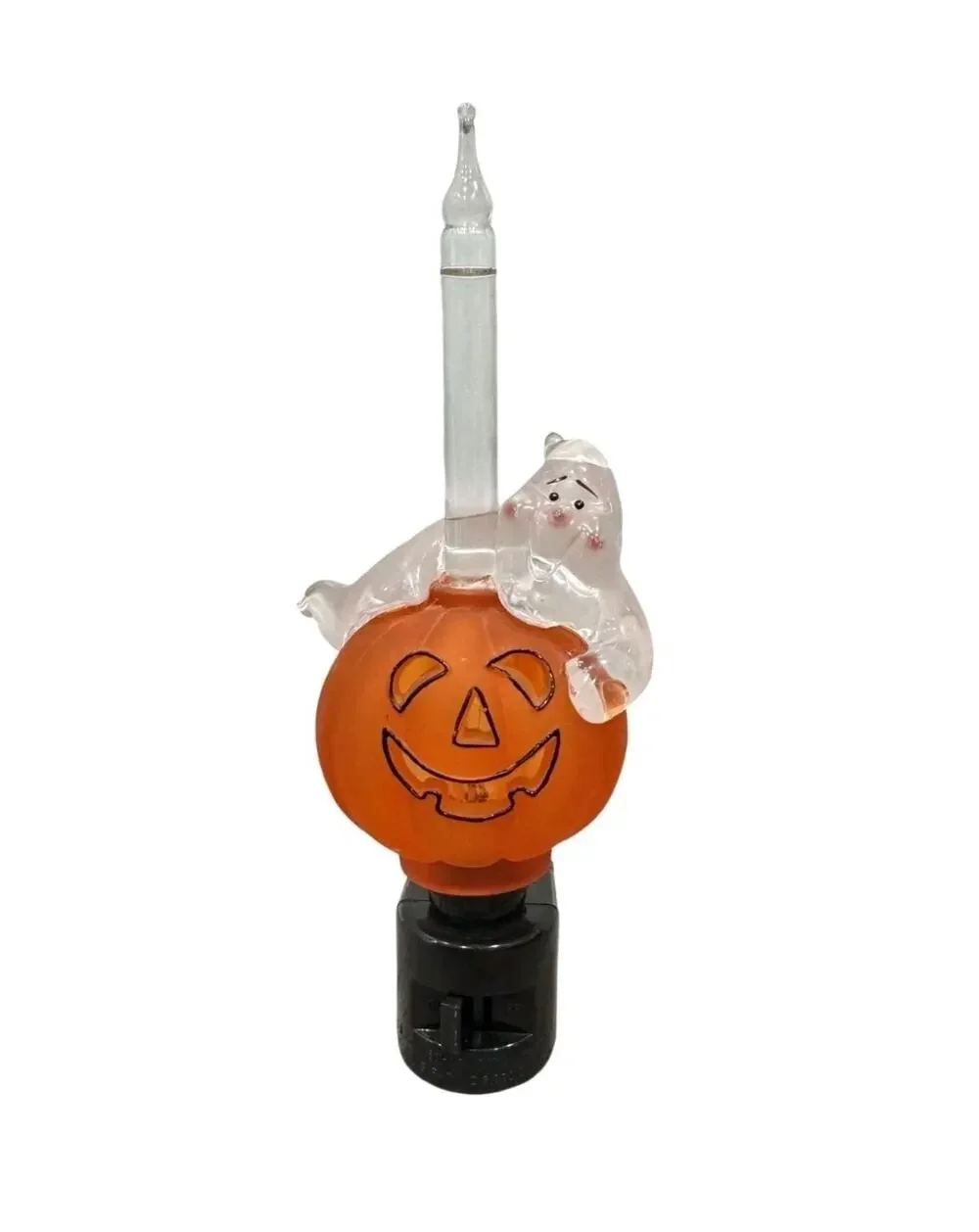 Jack-O'-Lantern Ghost Pumpkin Bubbling Glitter Decorative Halloween Nightlight