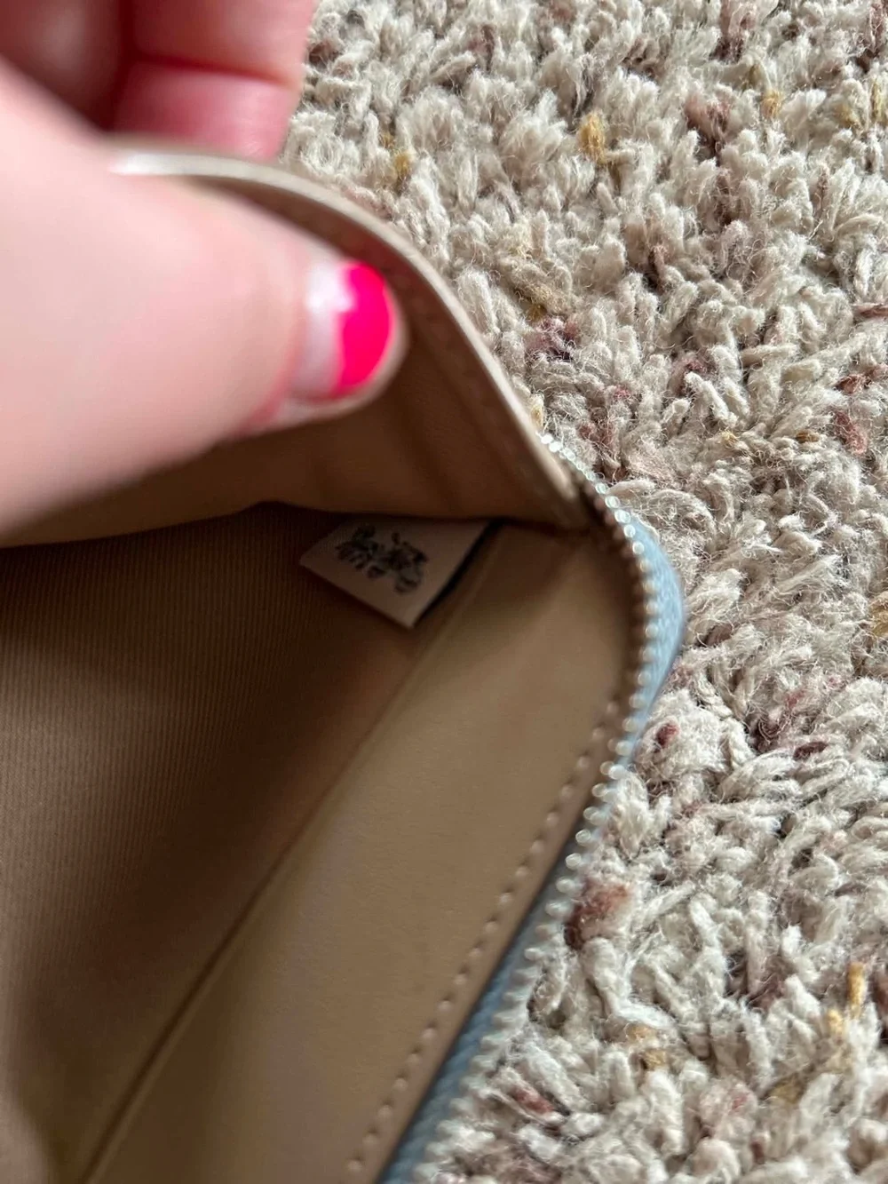 Coach authentic zip