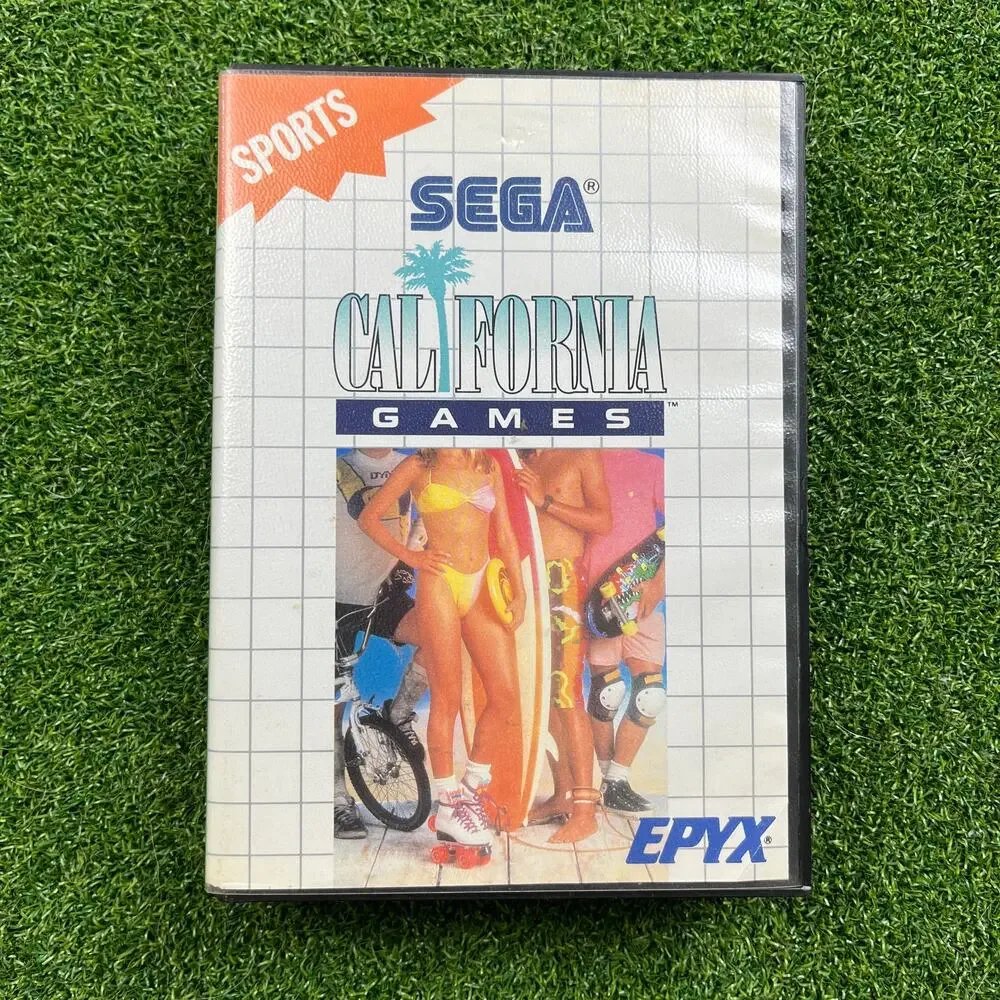 California Games Sega Master System Game and Case no Manual TESTED
