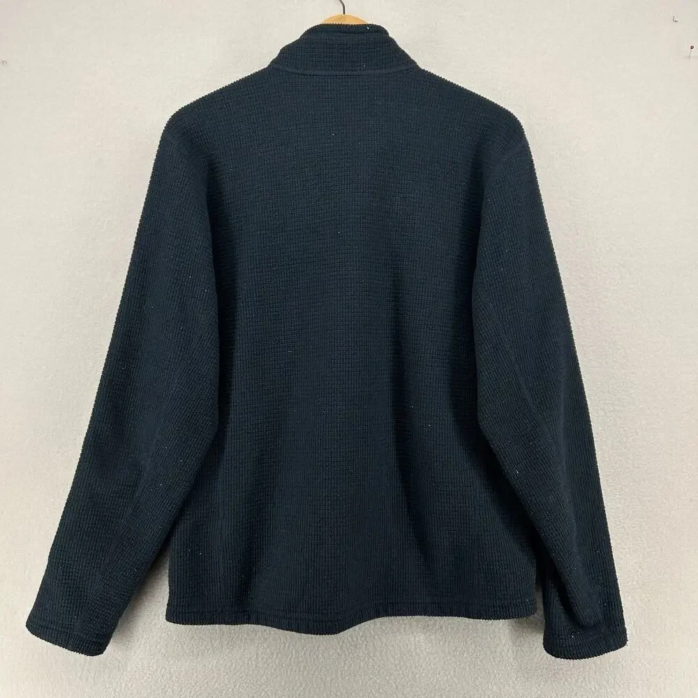 THE NORTH FACE Sweatshirt Mens M SDS Grid Fleece Jacket 1/2 Zip Pullover Blue