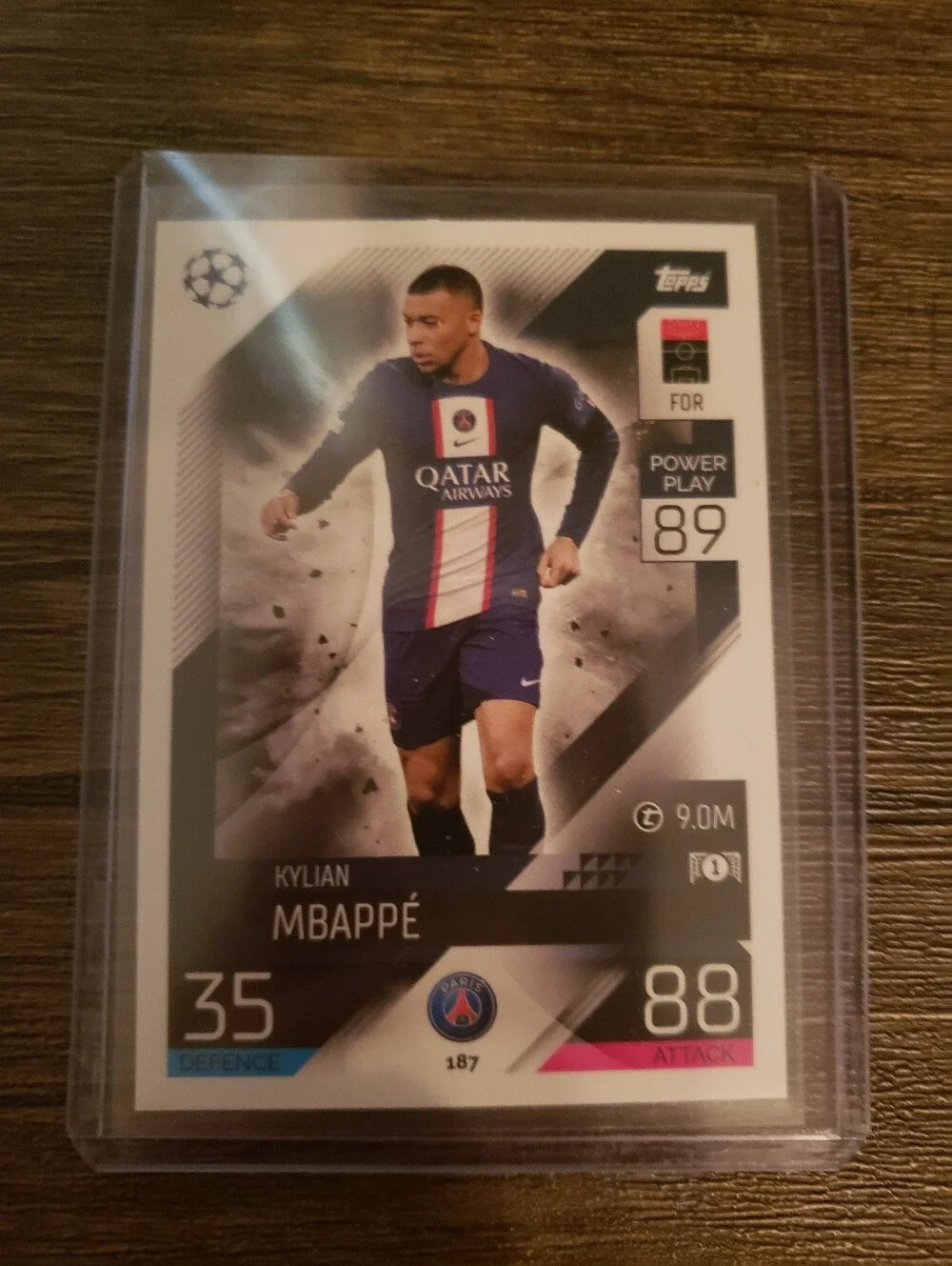 ⚽️ Topps Match Attax Kylan Mbappe Trading Card ⚽️