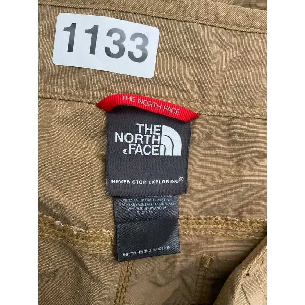 North Face Pants‎ Mens 36 Tan Convertible Cargo Shorts Outdoor Hiking Trail