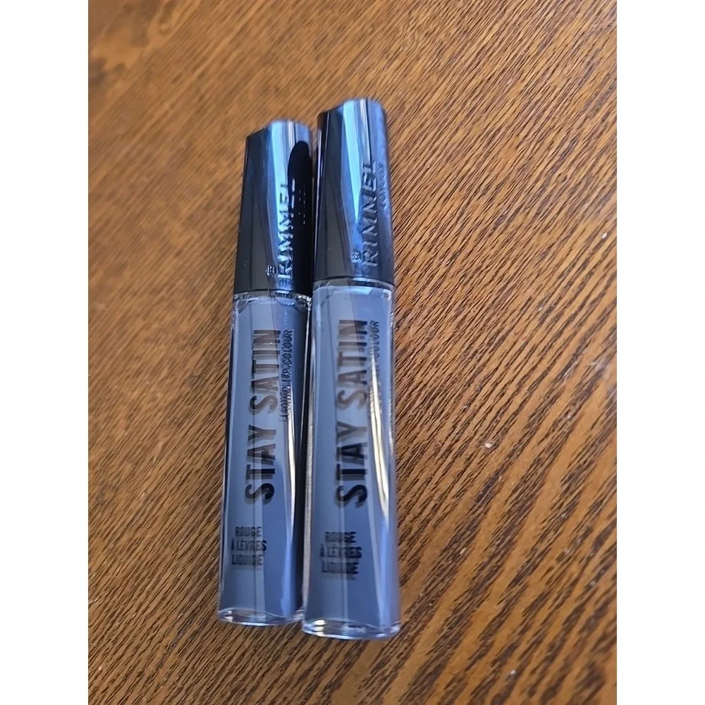 Lot Of 2  tube lot RIMMEL STAY SATIN LIQUID LIP COLOUR‎ 860 GLAM ROCK