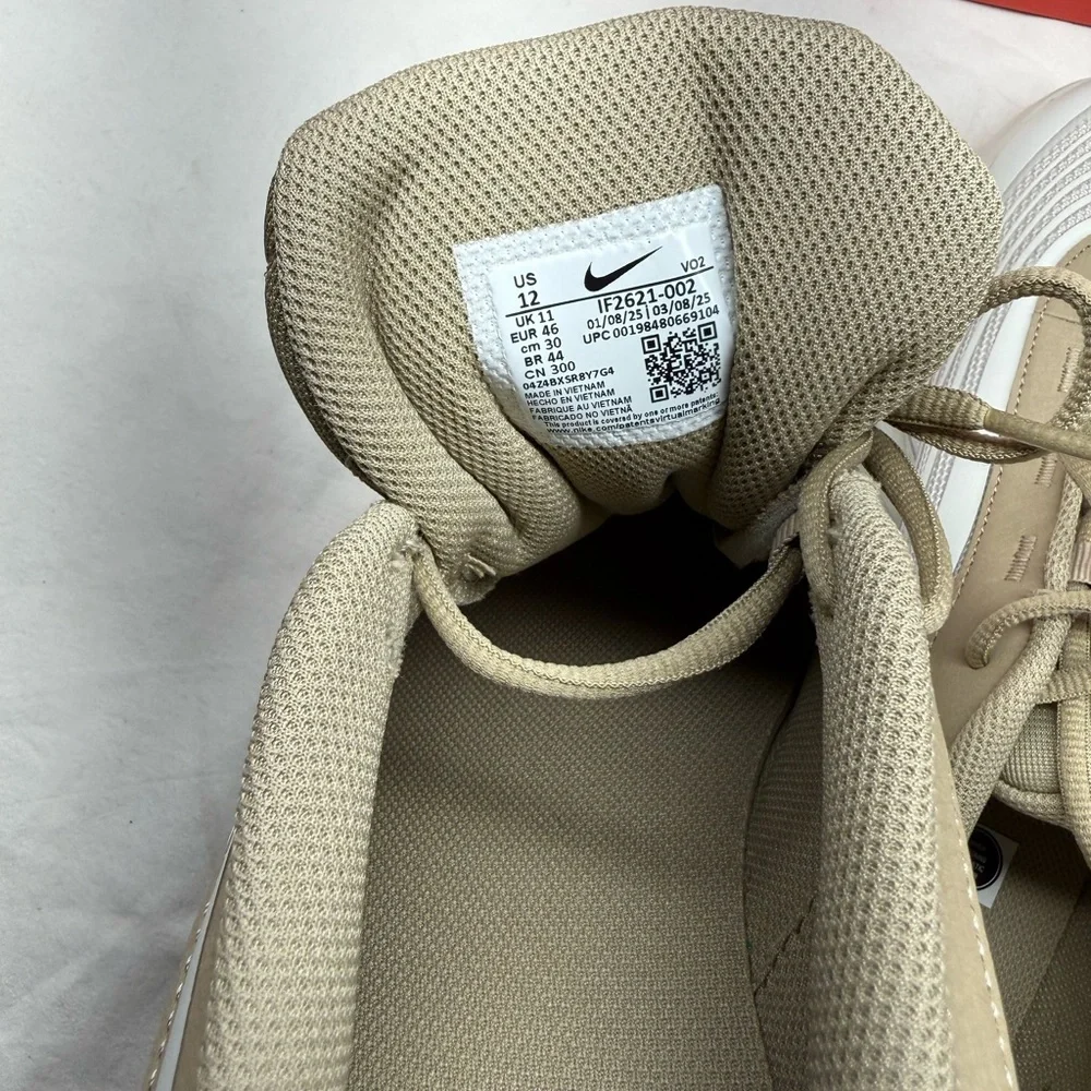 Nike Air Max Fire Shoes Sneakers Light Bone Khaki Volt Mens 12 IF2621-002 New