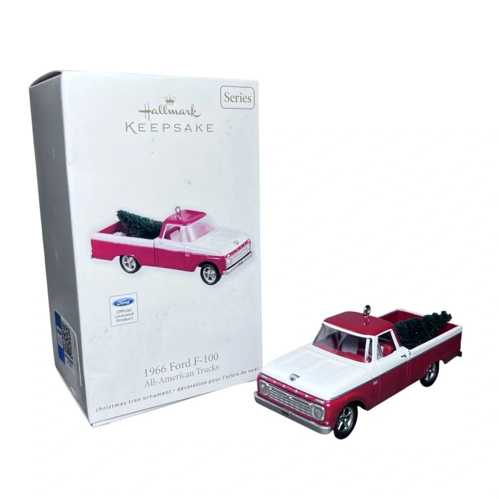 Hallmark 2012 NIB 1966‎ Ford All-American Trucks #18 series Christmas Ornament