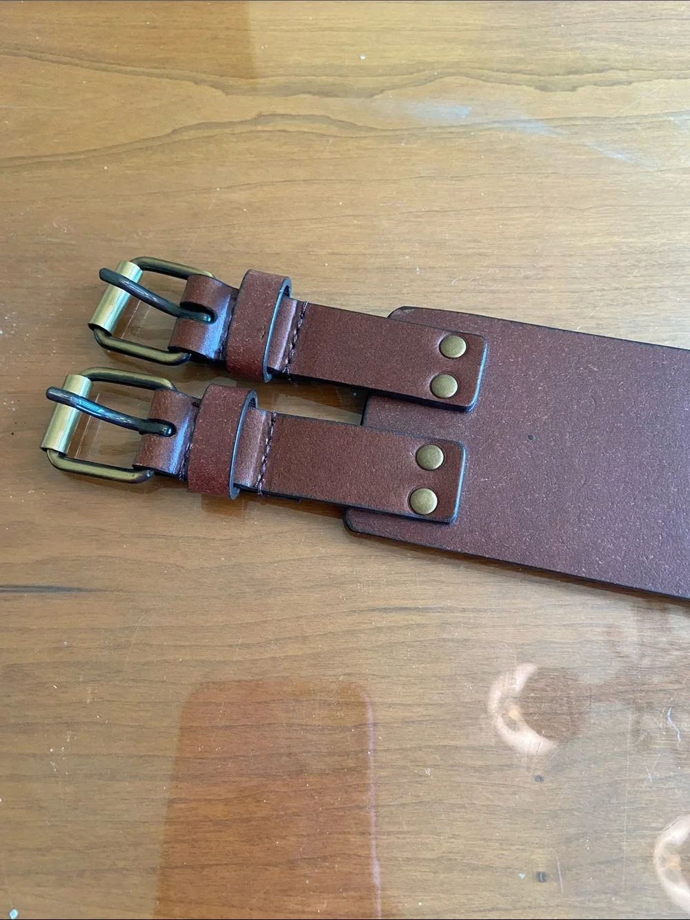 Source Unknown brown leather