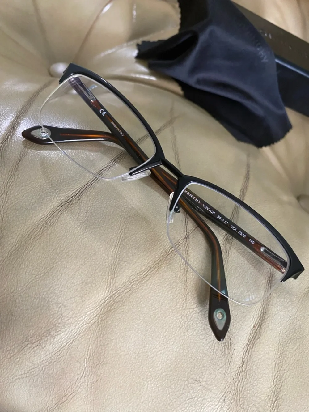 Givenchy Eye Glasses Prescription Lenses Nice Frames No flaws